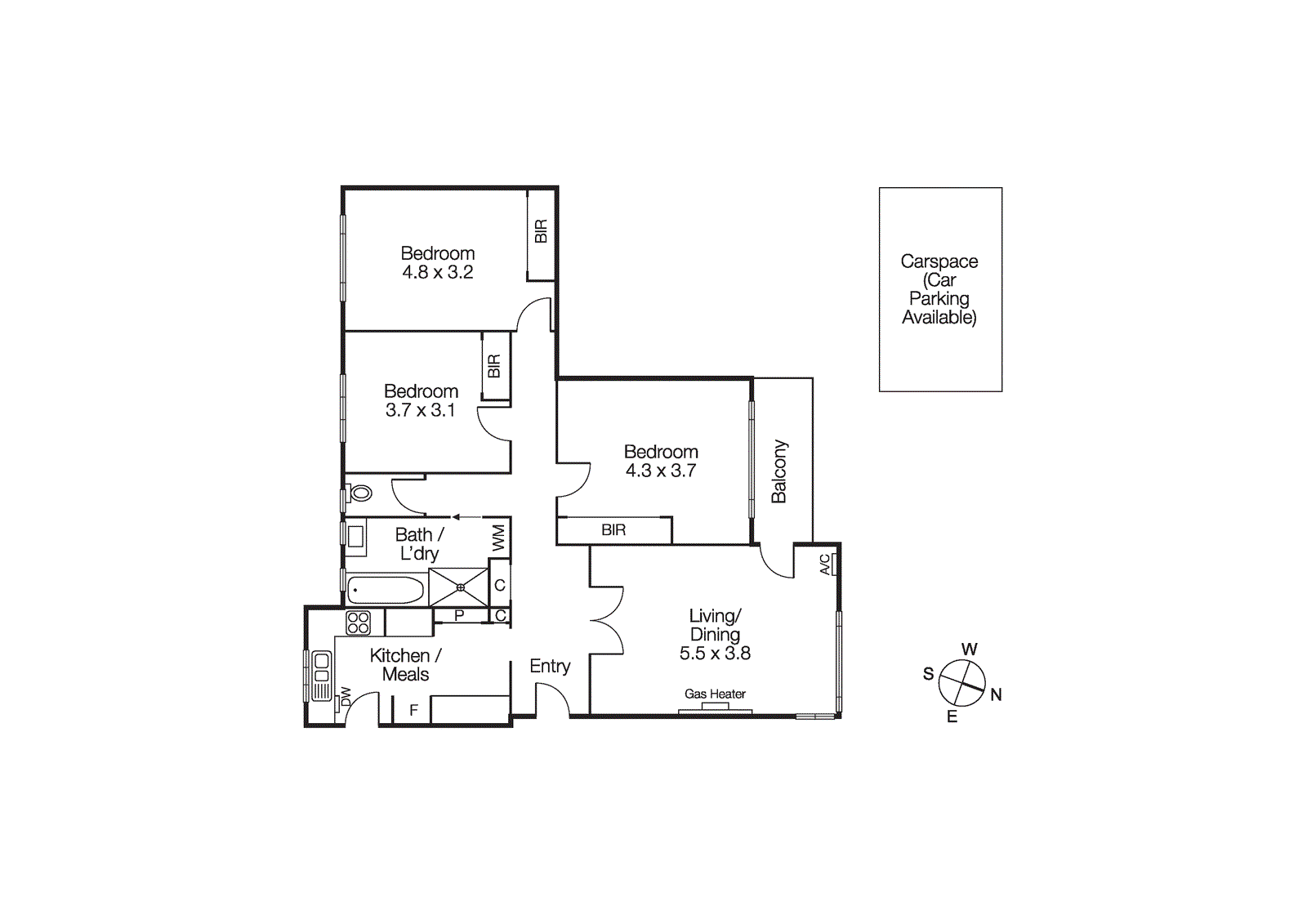 5/21 Mitford Street, St Kilda VIC 3182 - Floorplan
