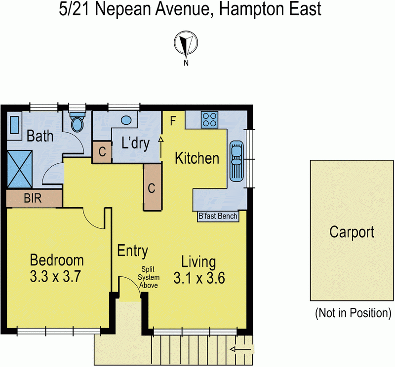 5/21 Nepean Avenue, HAMPTON EAST VIC 3188 - Floorplan