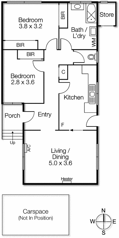 5/22 Avoca Street, Highett VIC 3190 - Floorplan