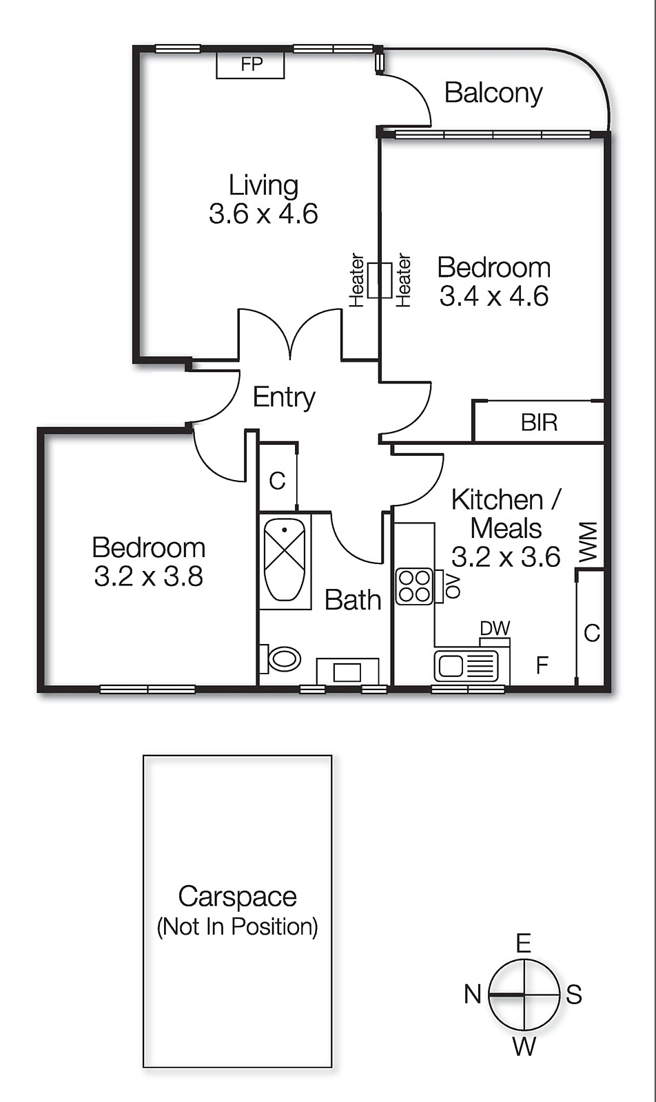 5/22 Shelley Street, Elwood VIC 3184 - Floorplan