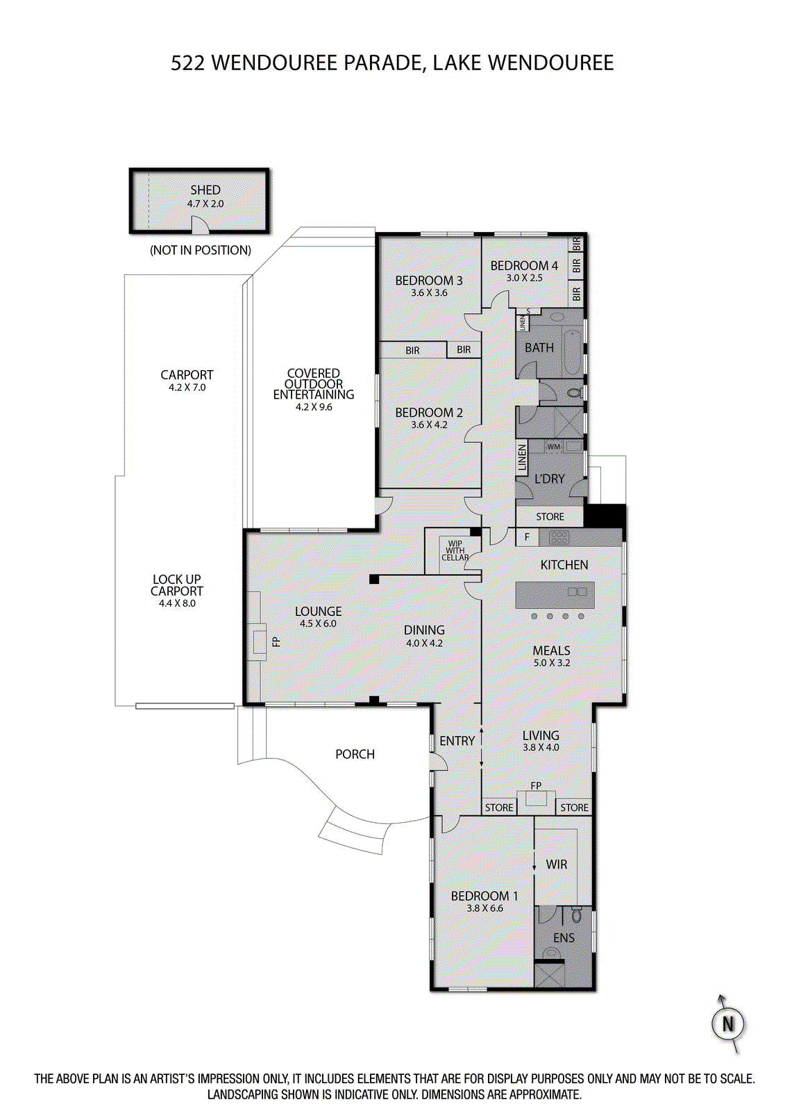 522 Wendouree Parade, Lake Wendouree - Floorplan 1