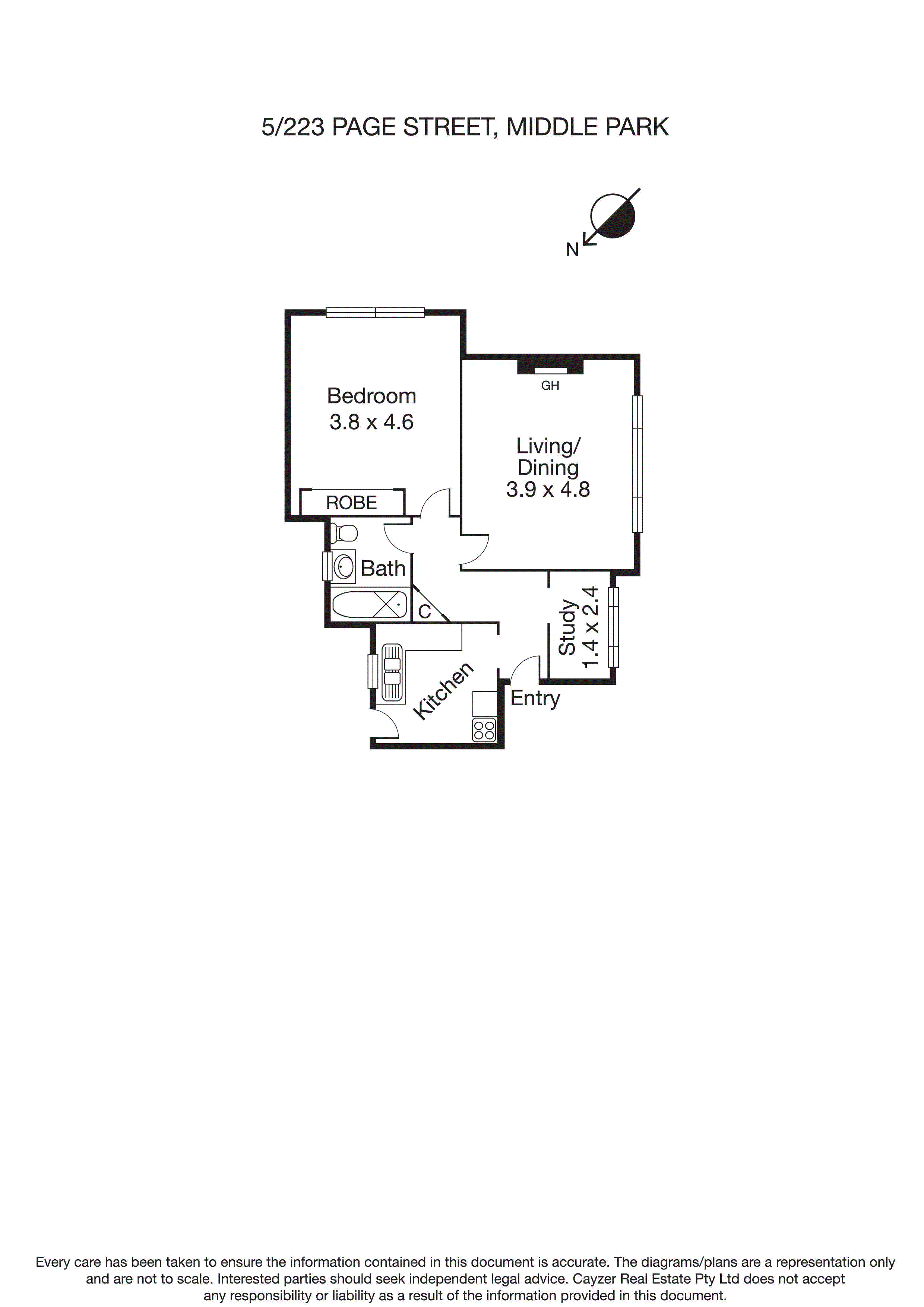 5/223 Page Street, MIDDLE PARK VIC 3206 - Floorplan