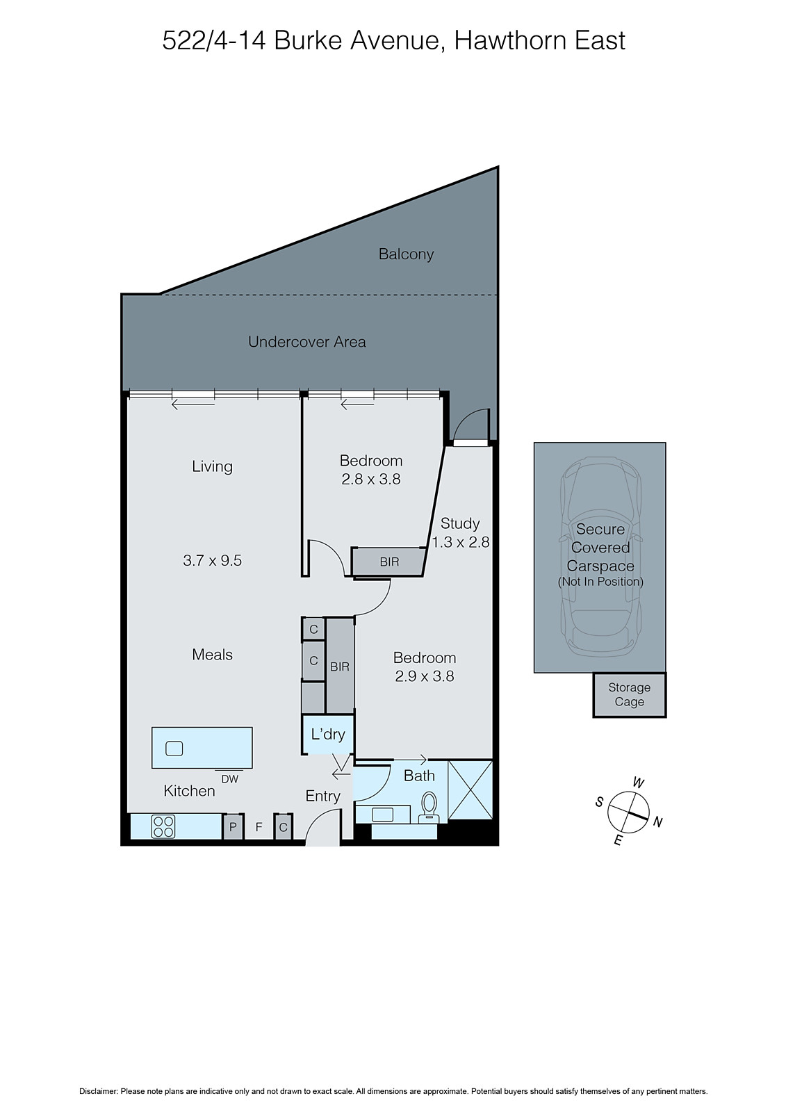522/4-14 Burke Avenue, Hawthorn East VIC 3123 - Floorplan