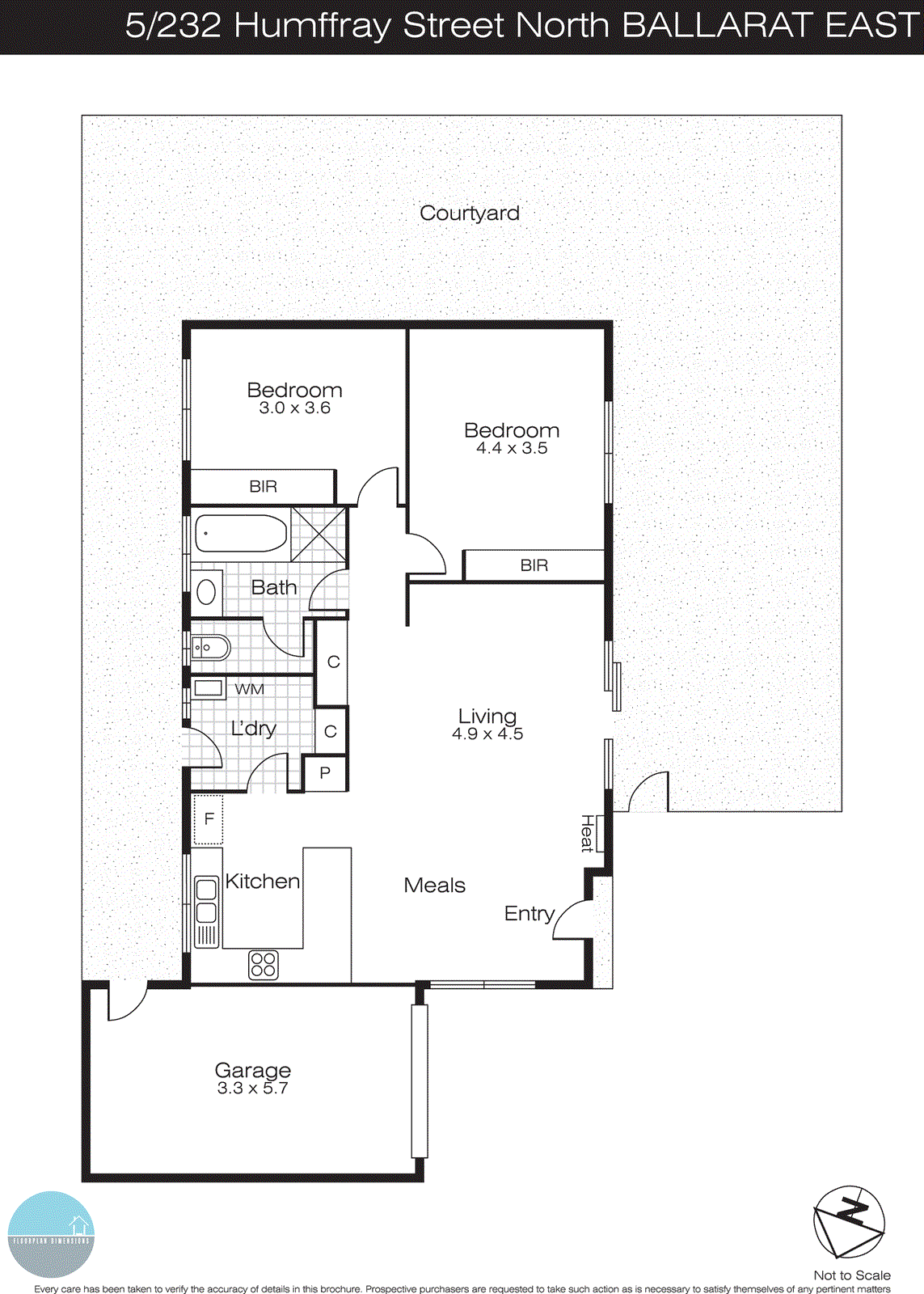 5/232 Humffray Street North, Brown Hill VIC 3350 - Floorplan