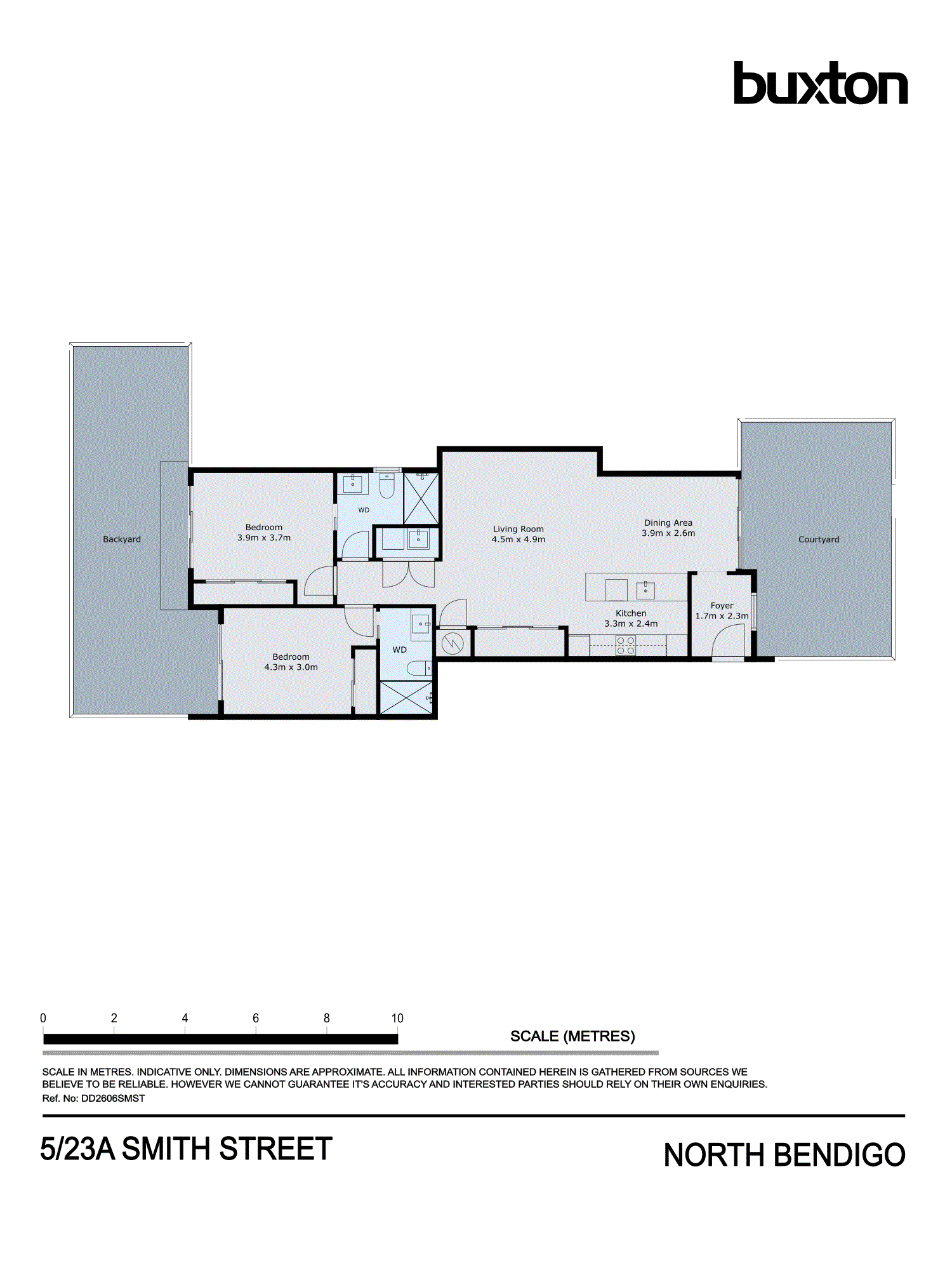 5/23A Smith Street, North Bendigo VIC 3550 - Floorplan