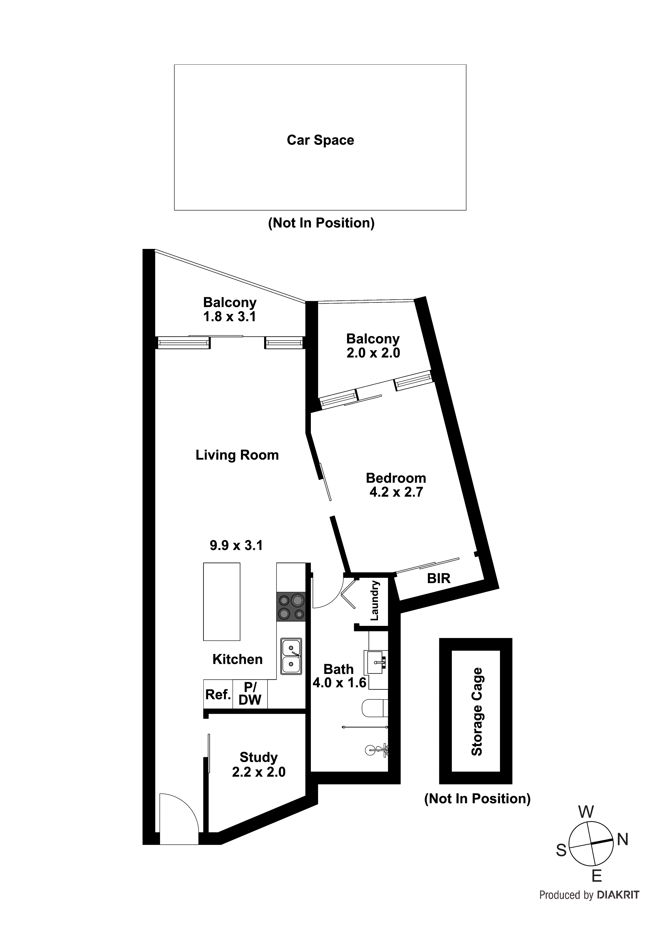 524/222 Bay Road, Sandringham VIC 3191 - Floorplan