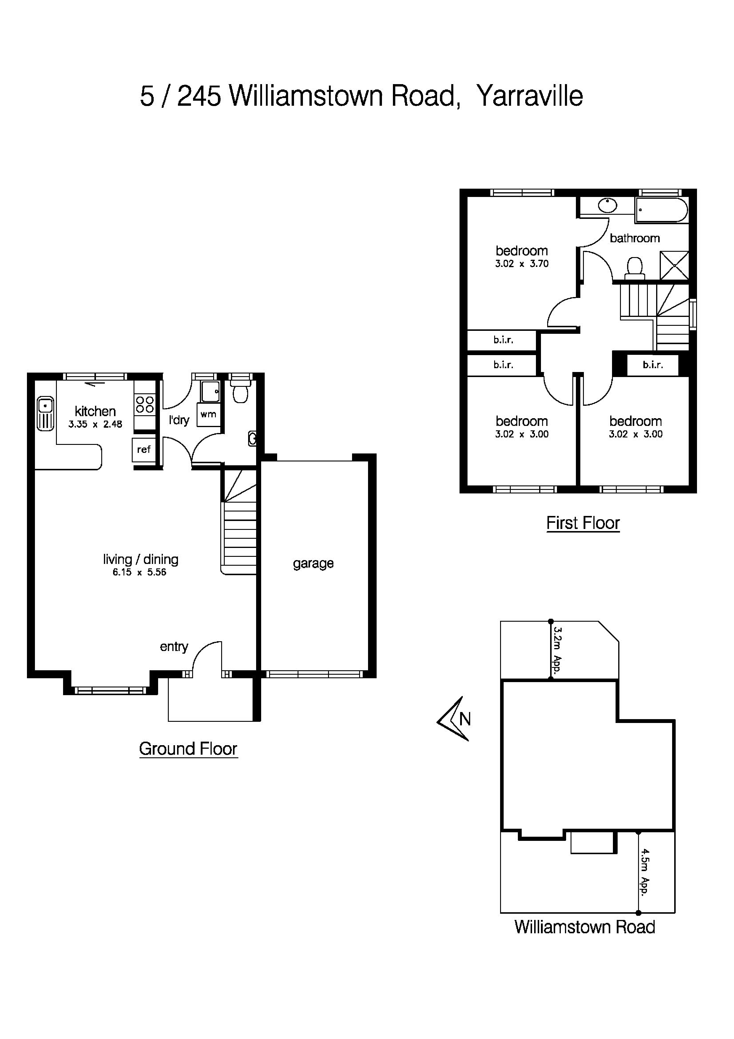 5/245 Williamstown Road, YARRAVILLE VIC 3013 - Floorplan