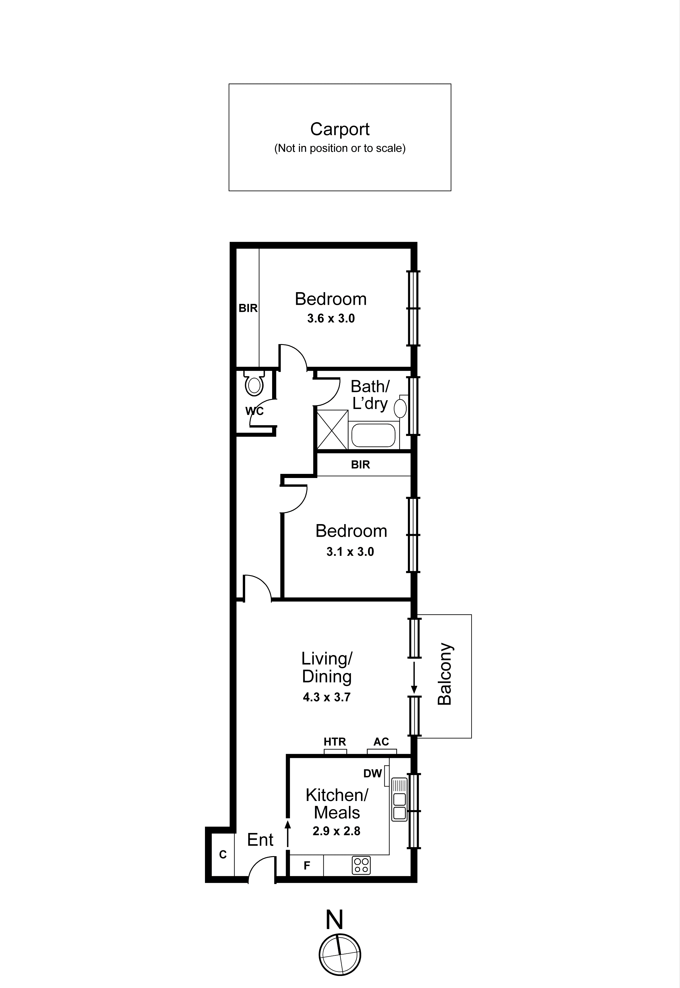 5/25 Holloway Street, Ormond VIC 3204 - Floorplan