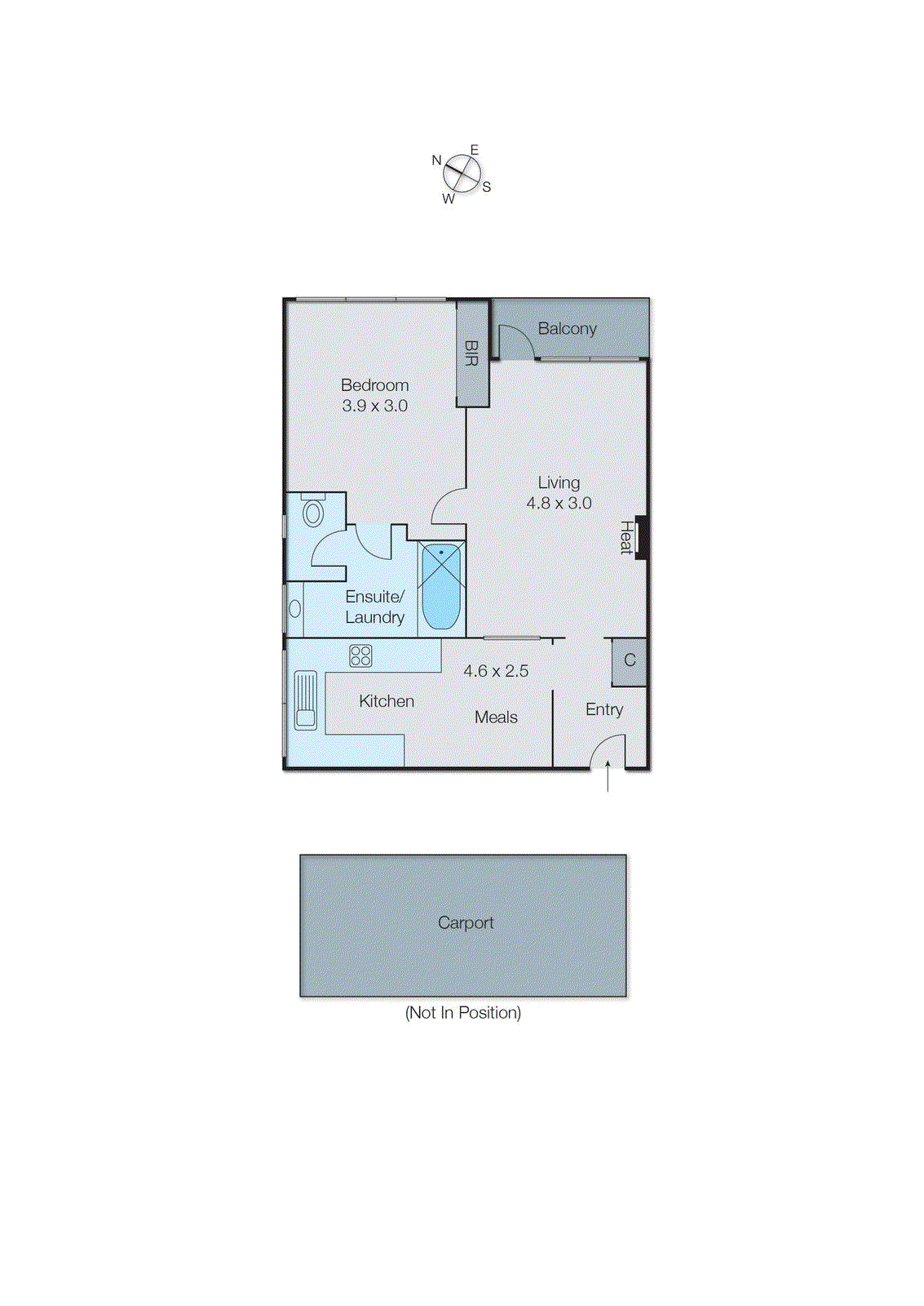 5/25 Shepparson Avenue, Carnegie VIC 3163 - Floorplan