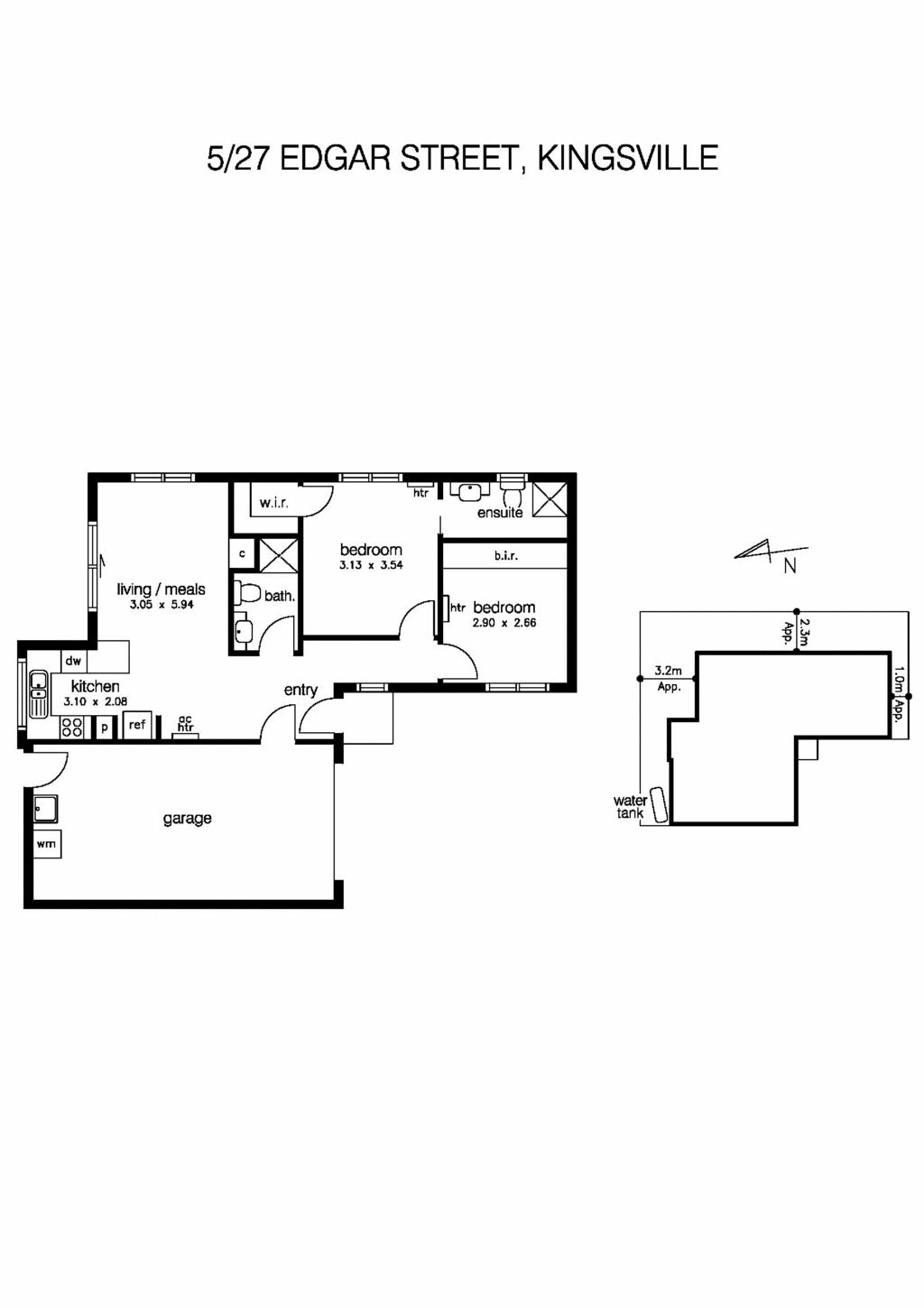 5/27 Edgar Street, KINGSVILLE VIC 3012 - Floorplan