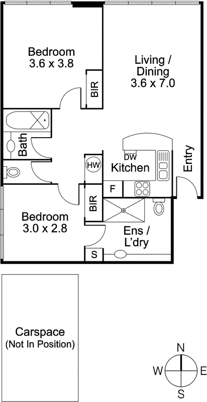 5/274 Domain Road, South Yarra VIC 3141 - Floorplan