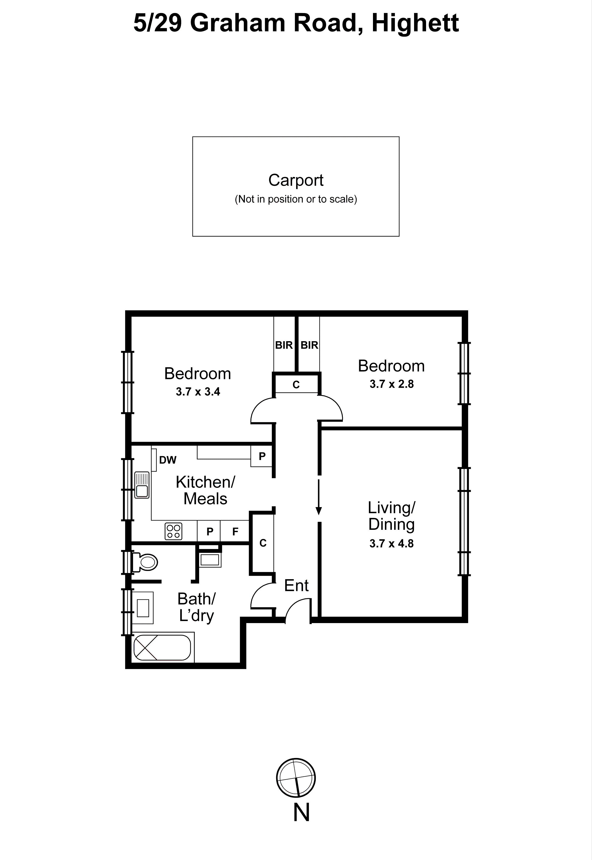 5/29 Graham Road, Highett VIC 3190 - Floorplan