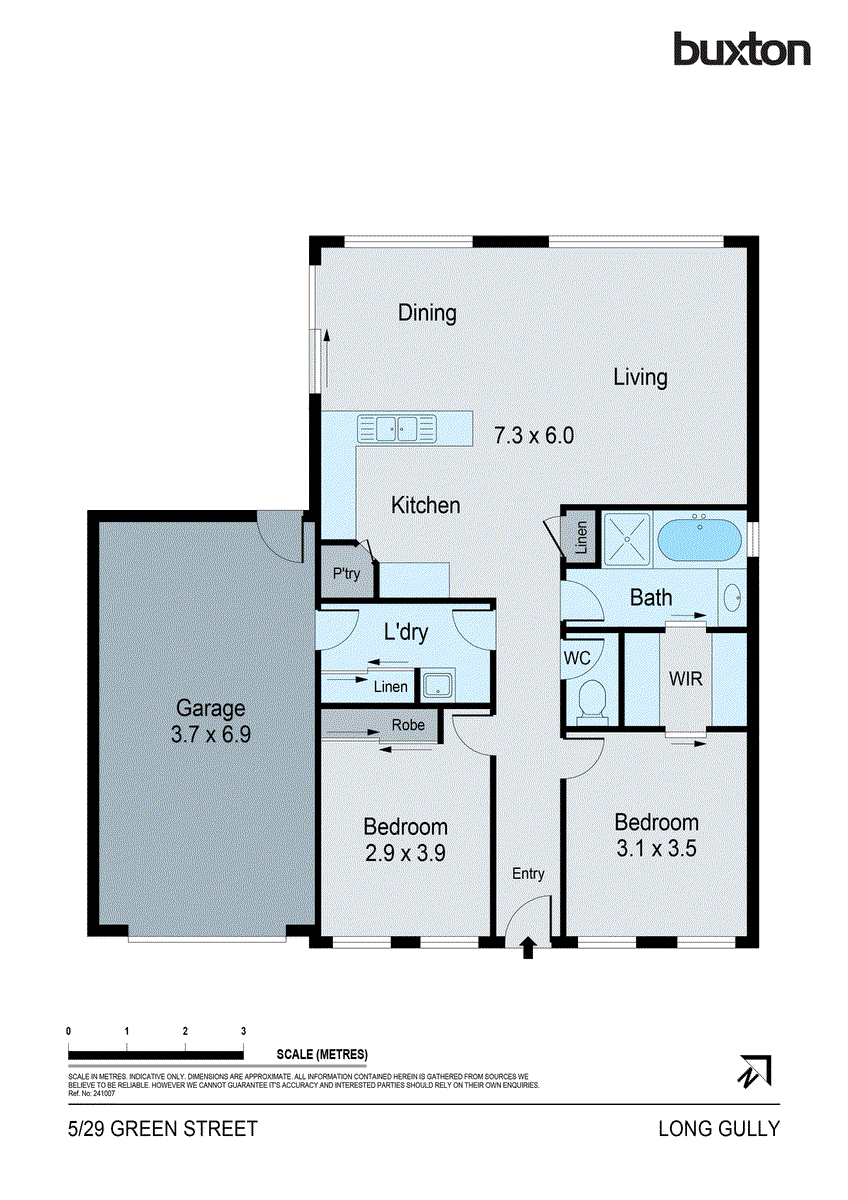 5/29 Green Street, Long Gully VIC 3550 - Floorplan