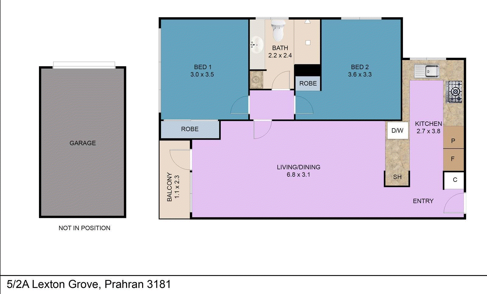 5/2A Lexton Grove, Prahran VIC 3181 - Floorplan