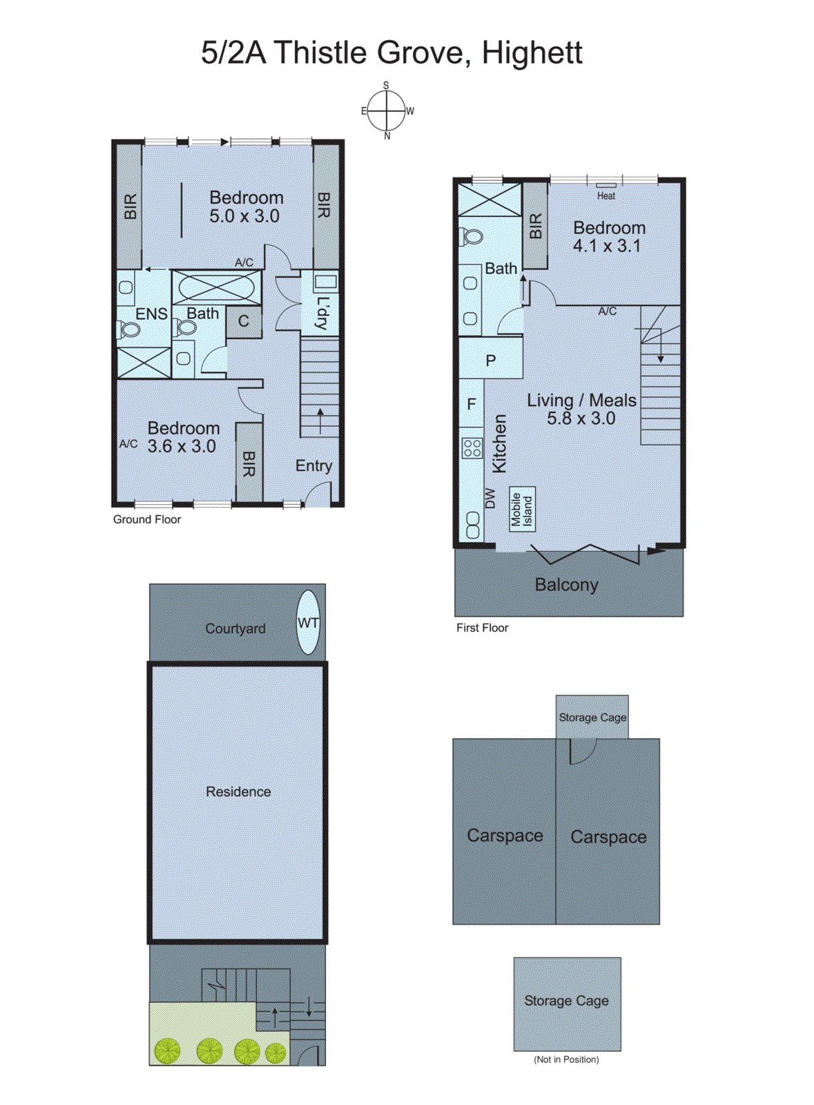 5/2A Thistle Grove, Highett VIC 3190 - Floorplan