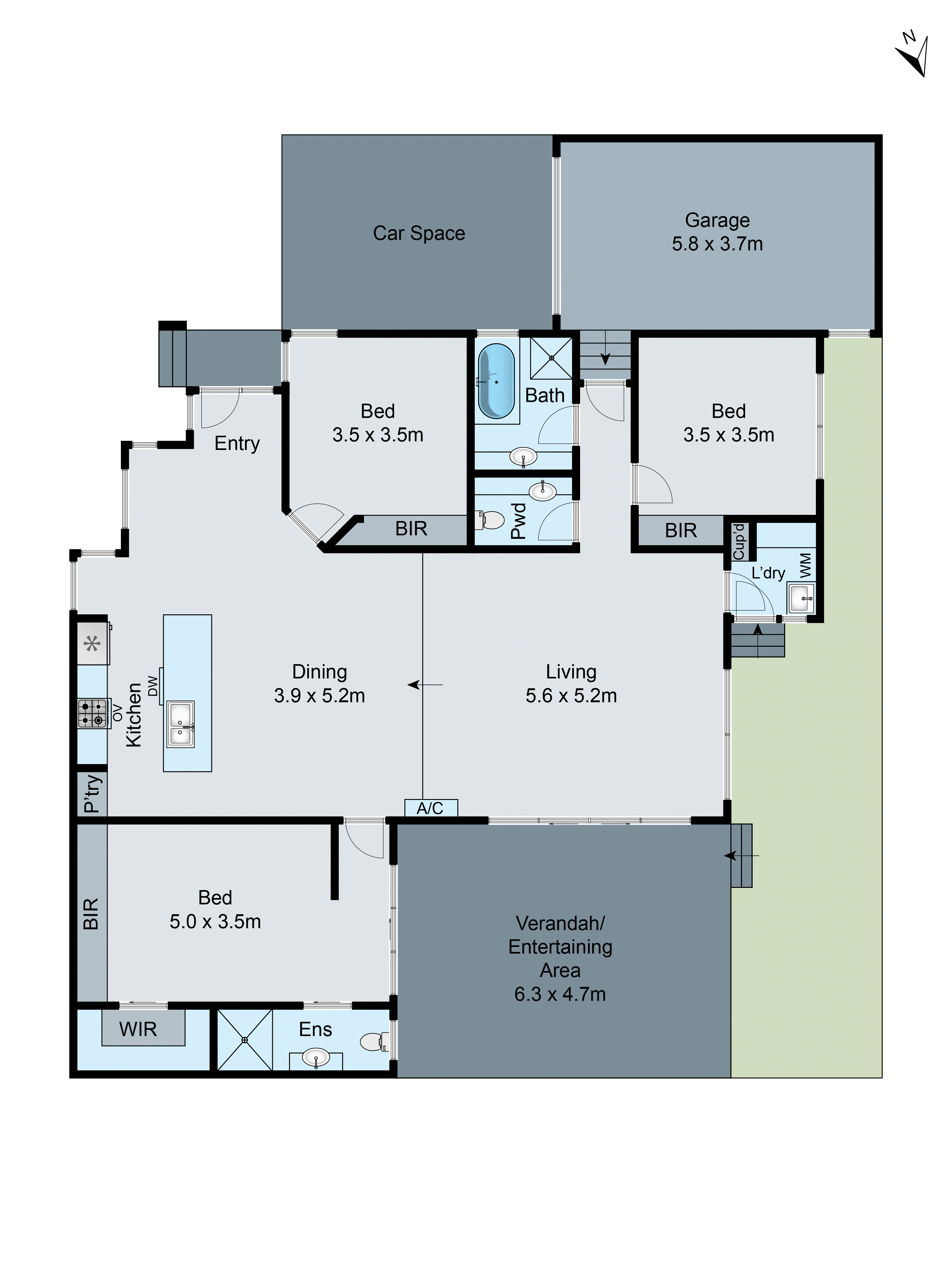 5/3-5 Viney Street, Clarinda VIC 3169 - Floorplan