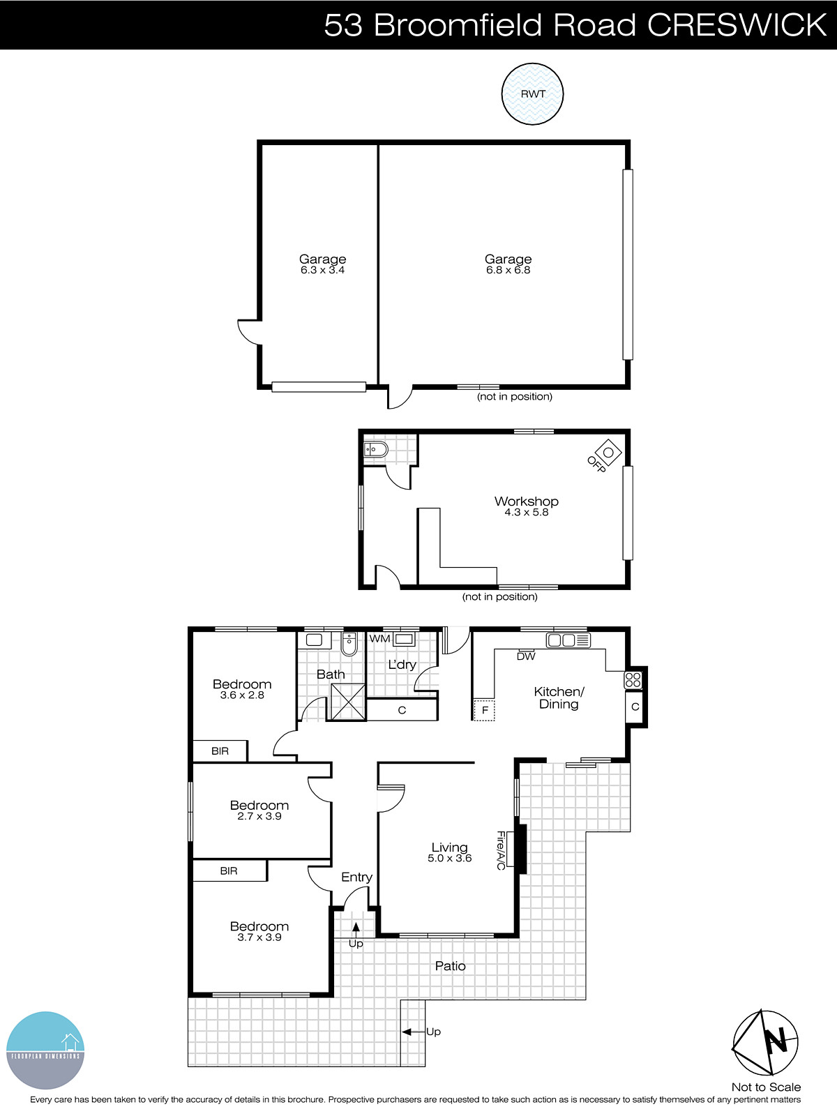 53 Broomfield Road, Creswick VIC 3363 - Floorplan