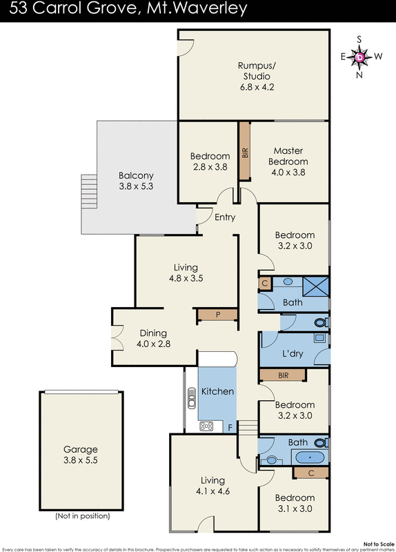 53 Carrol Grove, Mount Waverley VIC 3149 - Floorplan