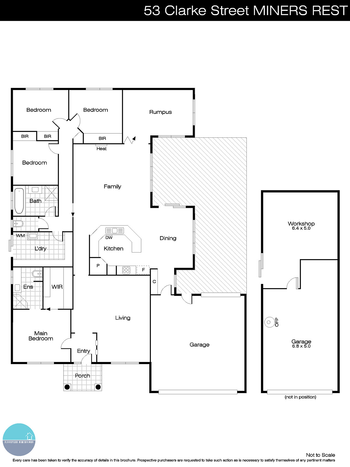 53 Clarke Street, Miners Rest VIC 3352 - Floorplan