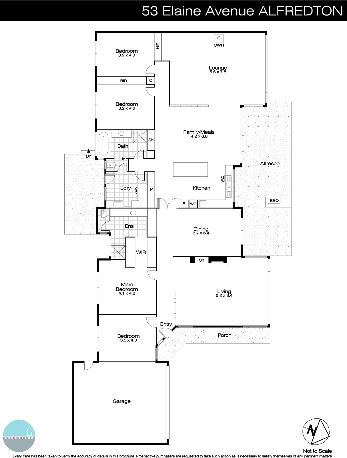 53 Elaine Avenue, Alfredton VIC 3350 - Floorplan