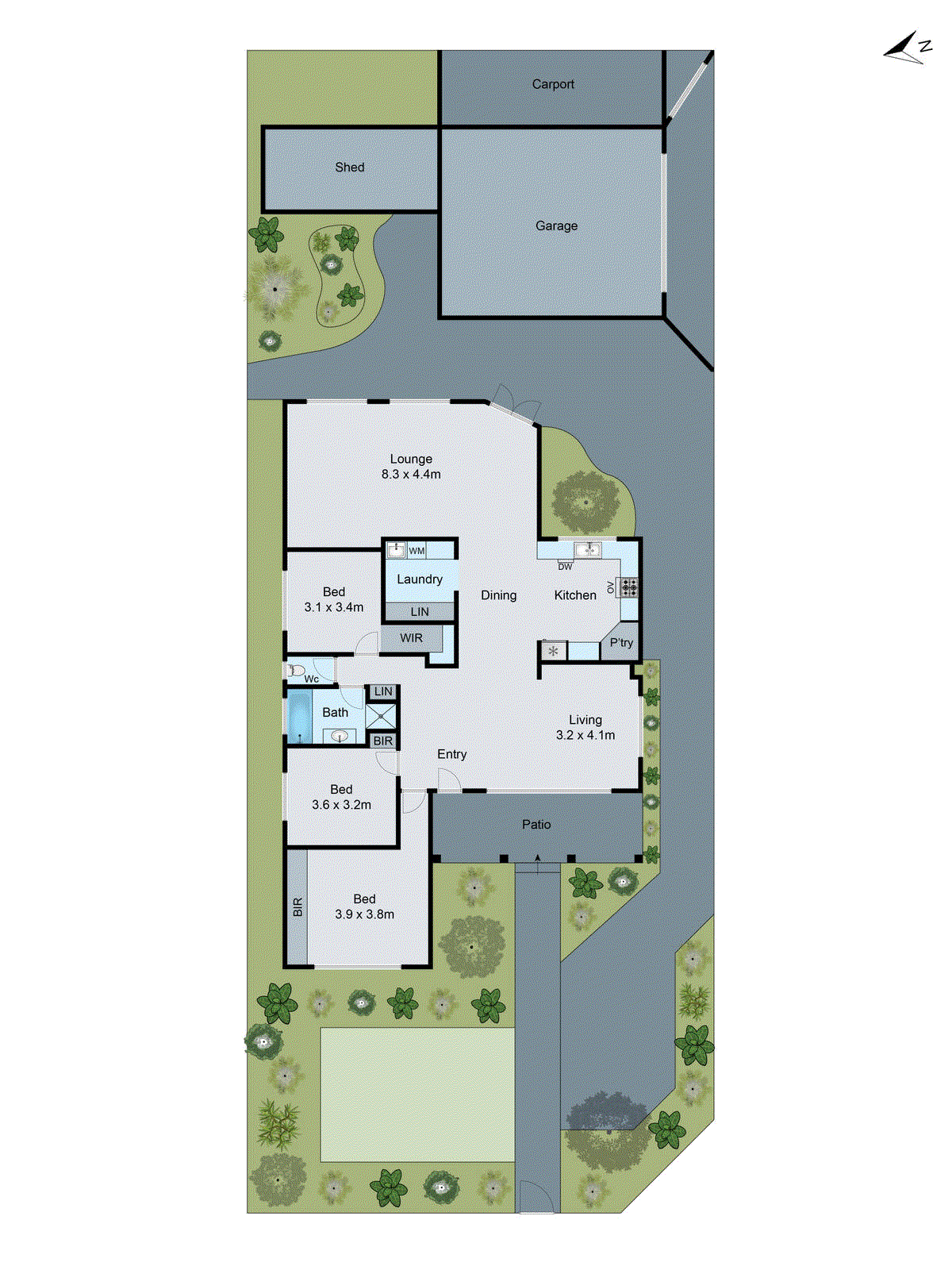 53 Ester Crescent, Clayton South VIC 3169 - Floorplan