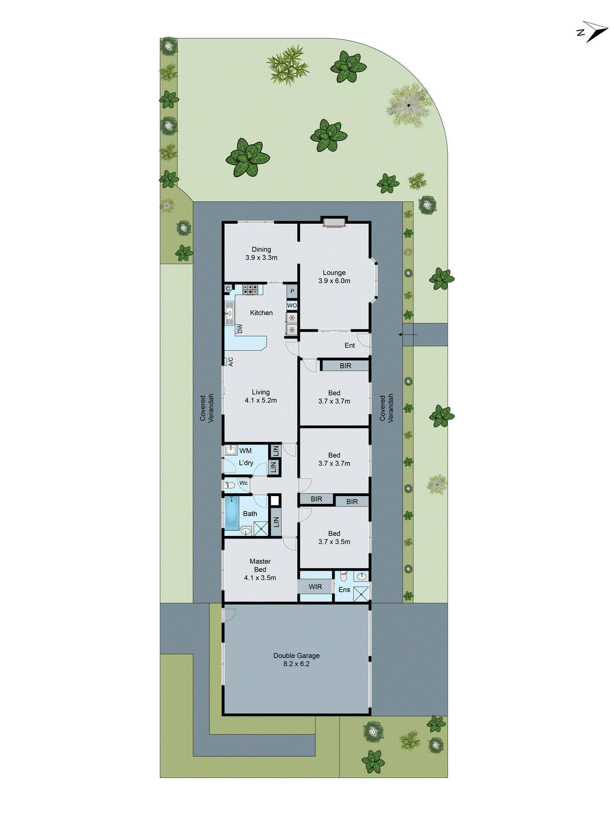 53 Glastonbury Drive, Highton VIC 3216 - Floorplan