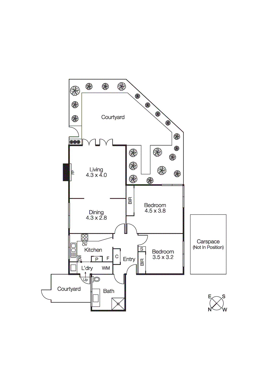5/3 Railway Avenue, Brighton VIC 3186 - Floorplan