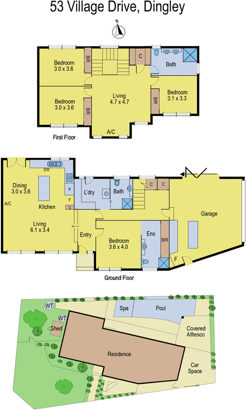 53 Village Drive, Dingley Village VIC 3172 - Floorplan