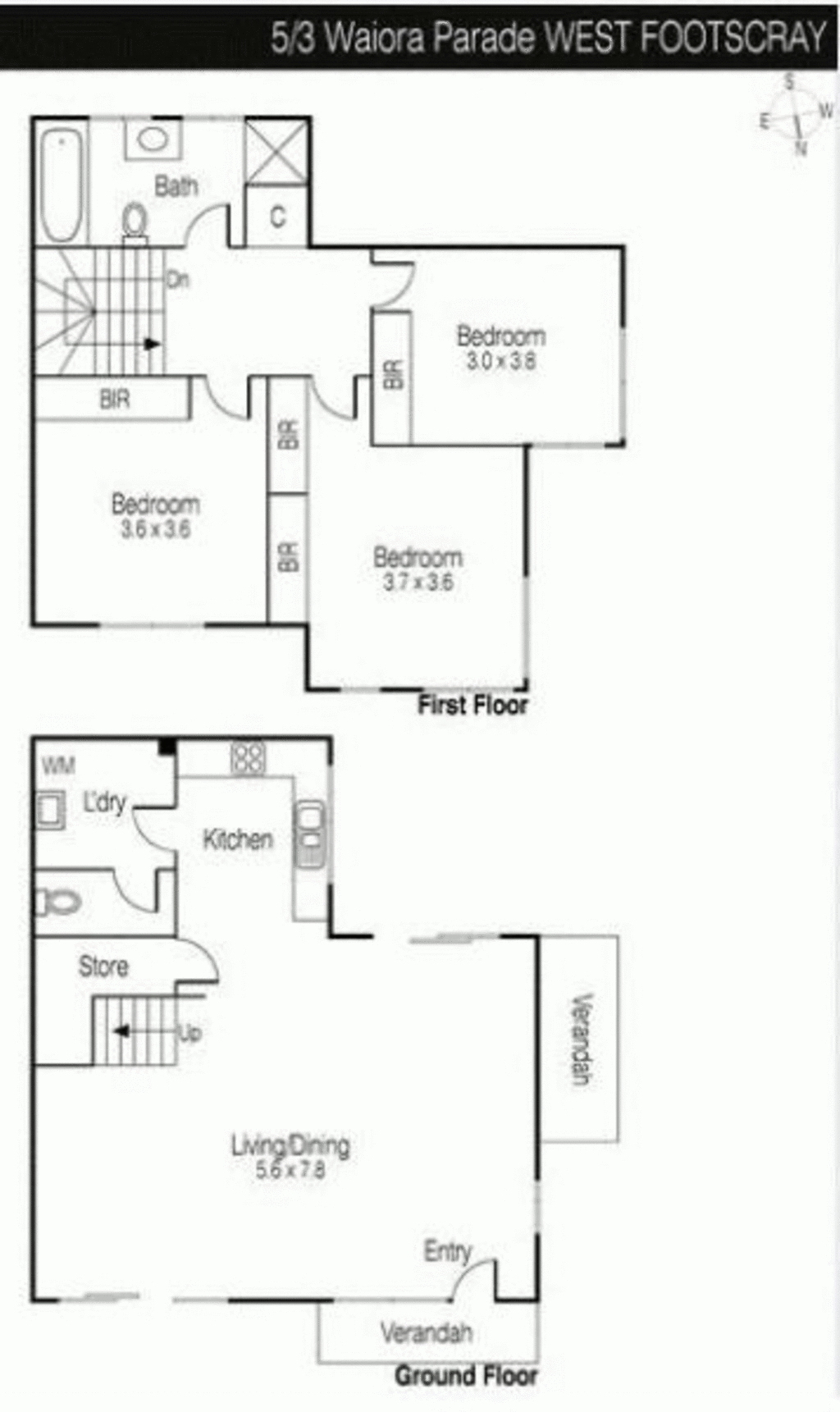5/3 Waiora Parade, WEST FOOTSCRAY VIC 3012 - Floorplan