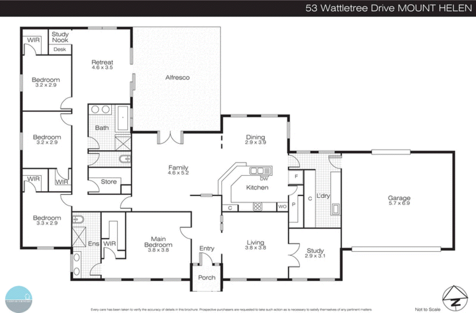 53 Wattletree Drive, Mount Helen VIC 3350 - Floorplan