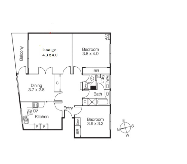 5/31 Holroyd Avenue, ST KILDA EAST VIC 3183 - Floorplan