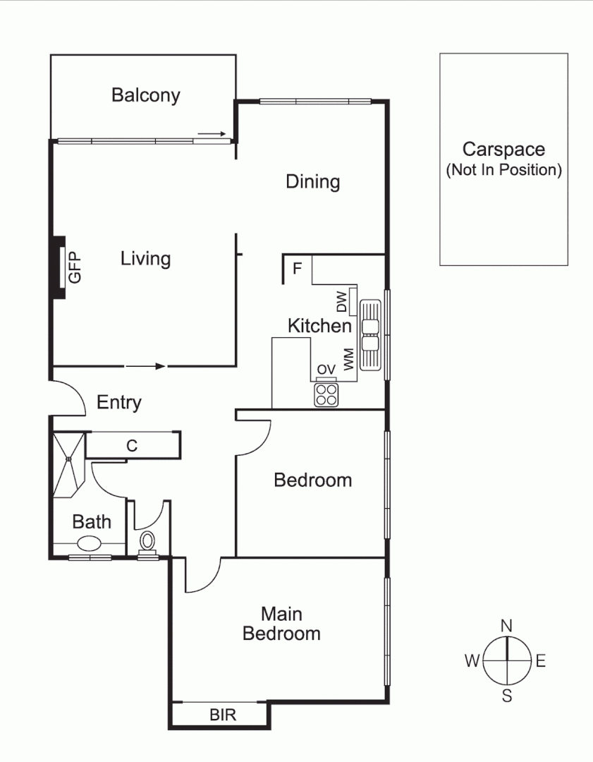 5/311 Carlisle Street, BALACLAVA VIC 3183 - Floorplan