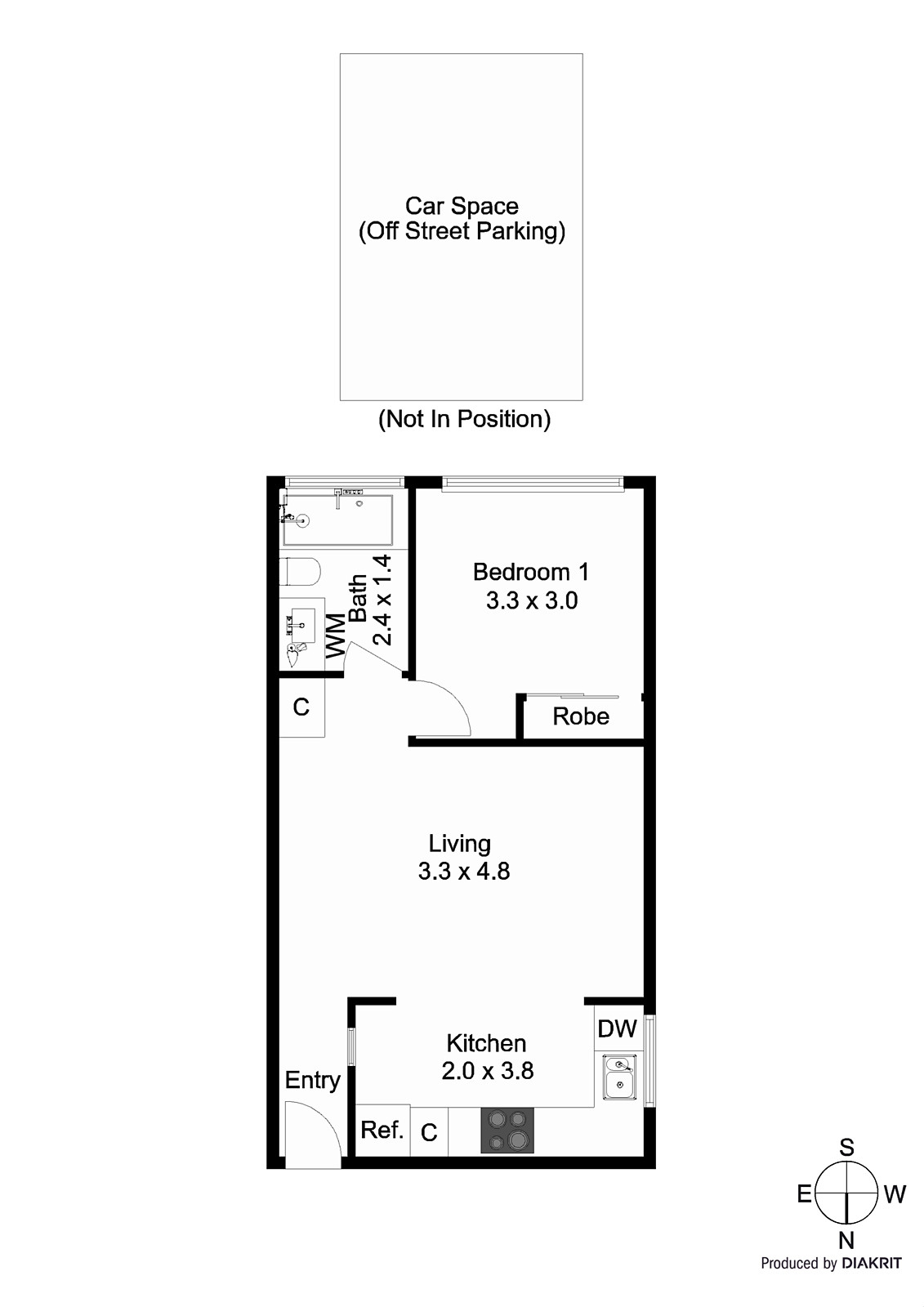 5/313 Dandenong Road, Prahran VIC 3181 - Floorplan