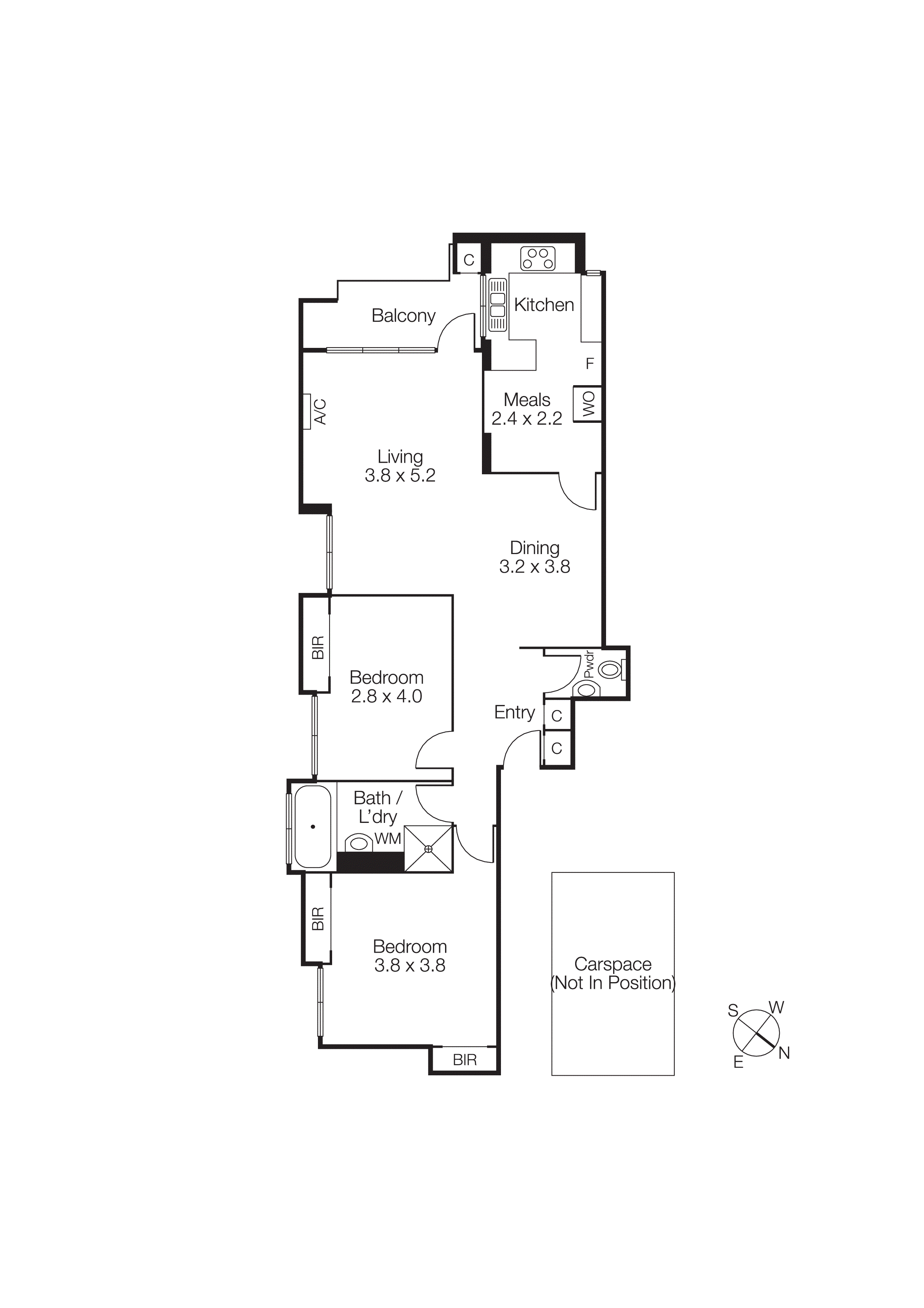 53/13 The Esplanade, St Kilda VIC 3182 - Floorplan