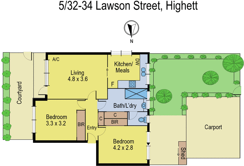 5/32-34 Lawson Parade, Highett VIC 3190 - Floorplan