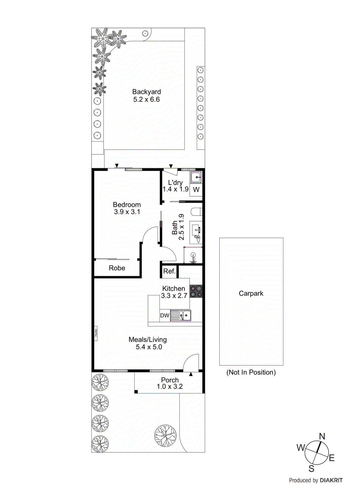 5/33 Northcliffe Road, Edithvale VIC 3196 - Floorplan