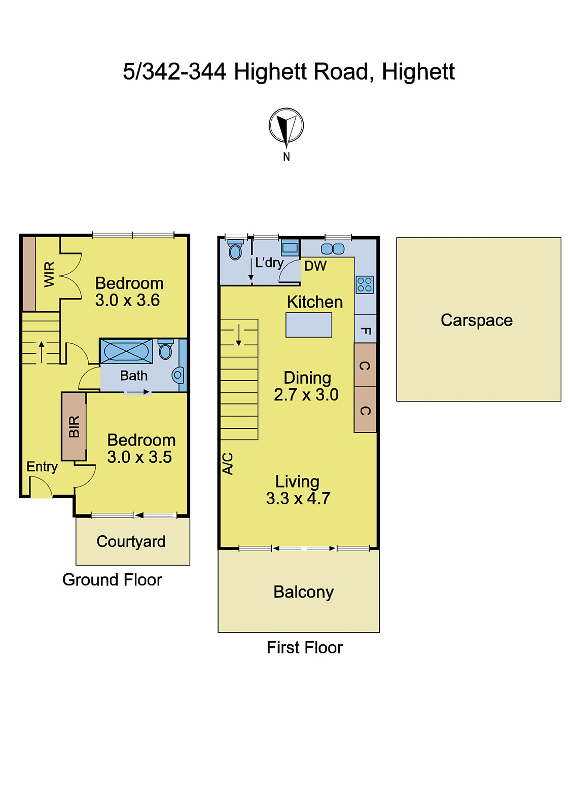 5/342-344 Highett Road, Highett VIC 3190 - Floorplan