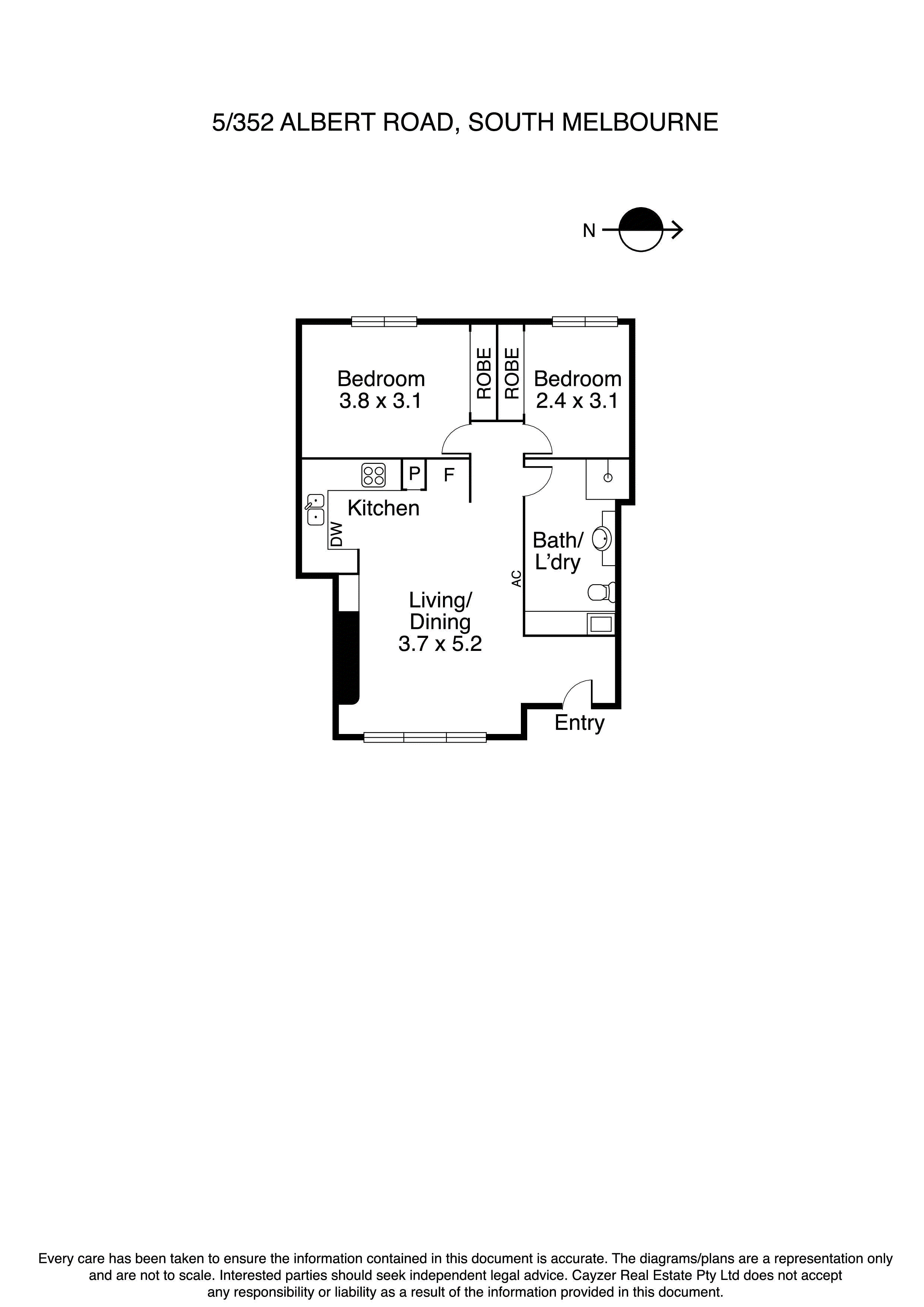 5/352 Albert Road, SOUTH MELBOURNE VIC 3205 - Floorplan