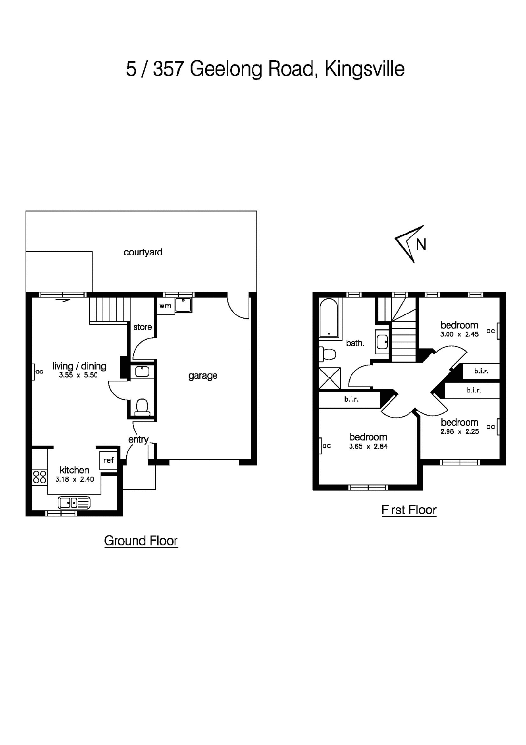 5/357 Geelong Road, KINGSVILLE VIC 3012 - Floorplan