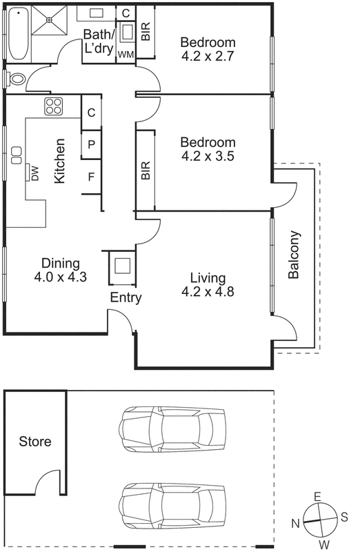 5/363 New Street, Brighton VIC 3186 - Floorplan
