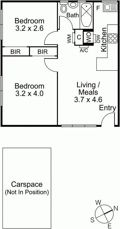 5/4 Charlotte Place, ST KILDA VIC 3182 - Floorplan