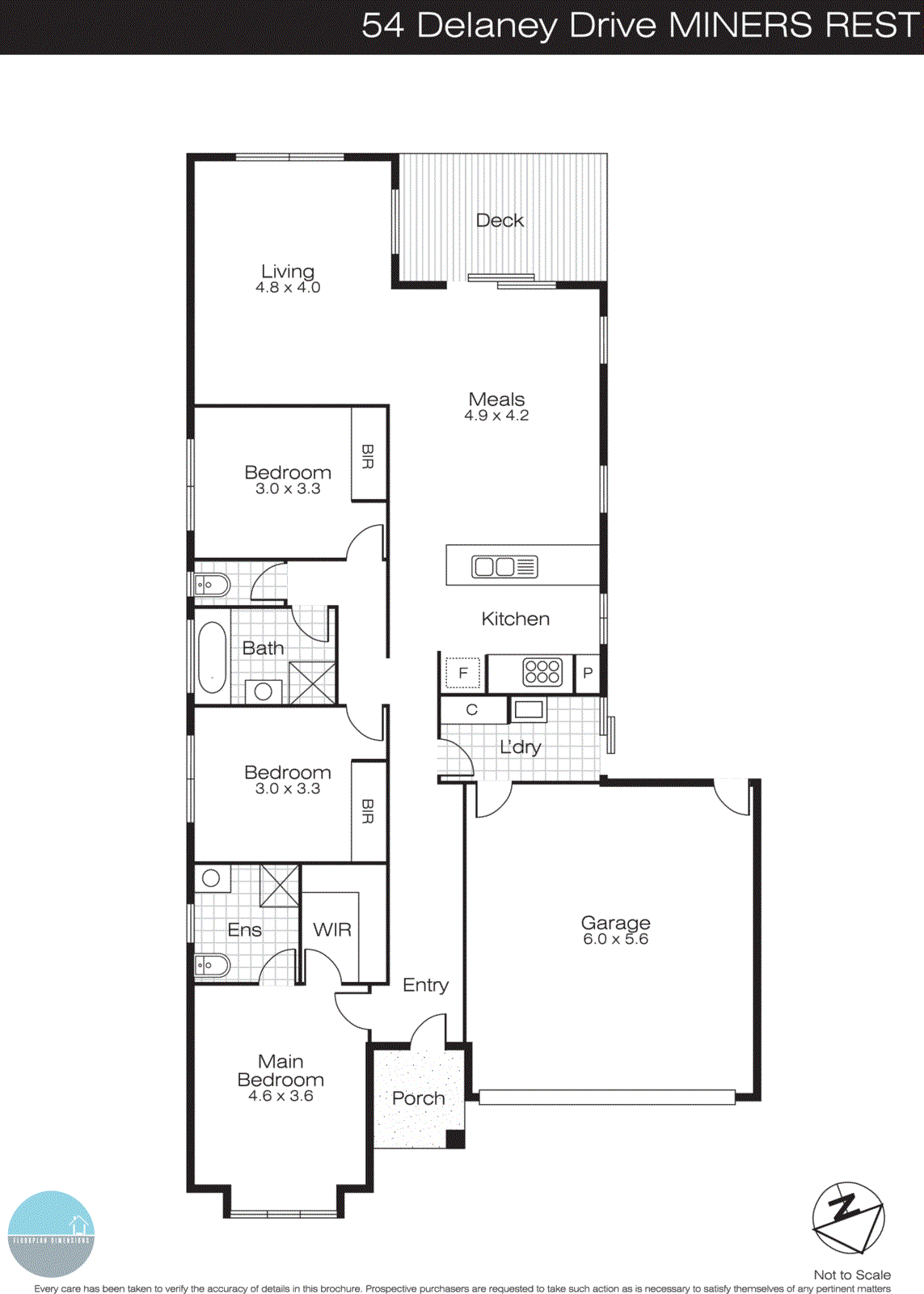54 Delaney Drive, Miners Rest VIC 3352 - Floorplan