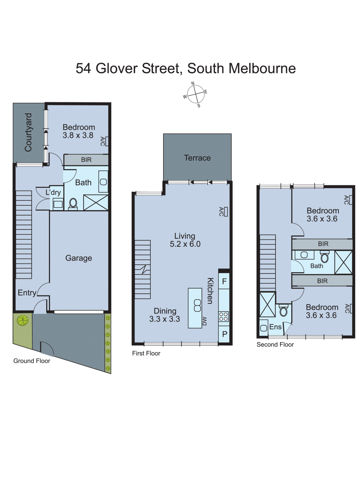54 Glover Street, South Melbourne VIC 3205 - Floorplan