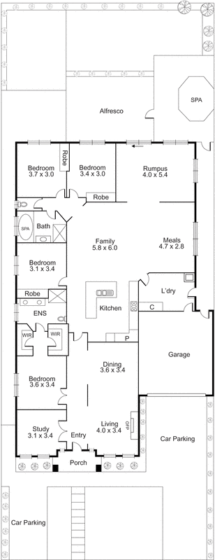 54 Latham Street, Bentleigh East VIC 3165 - Floorplan