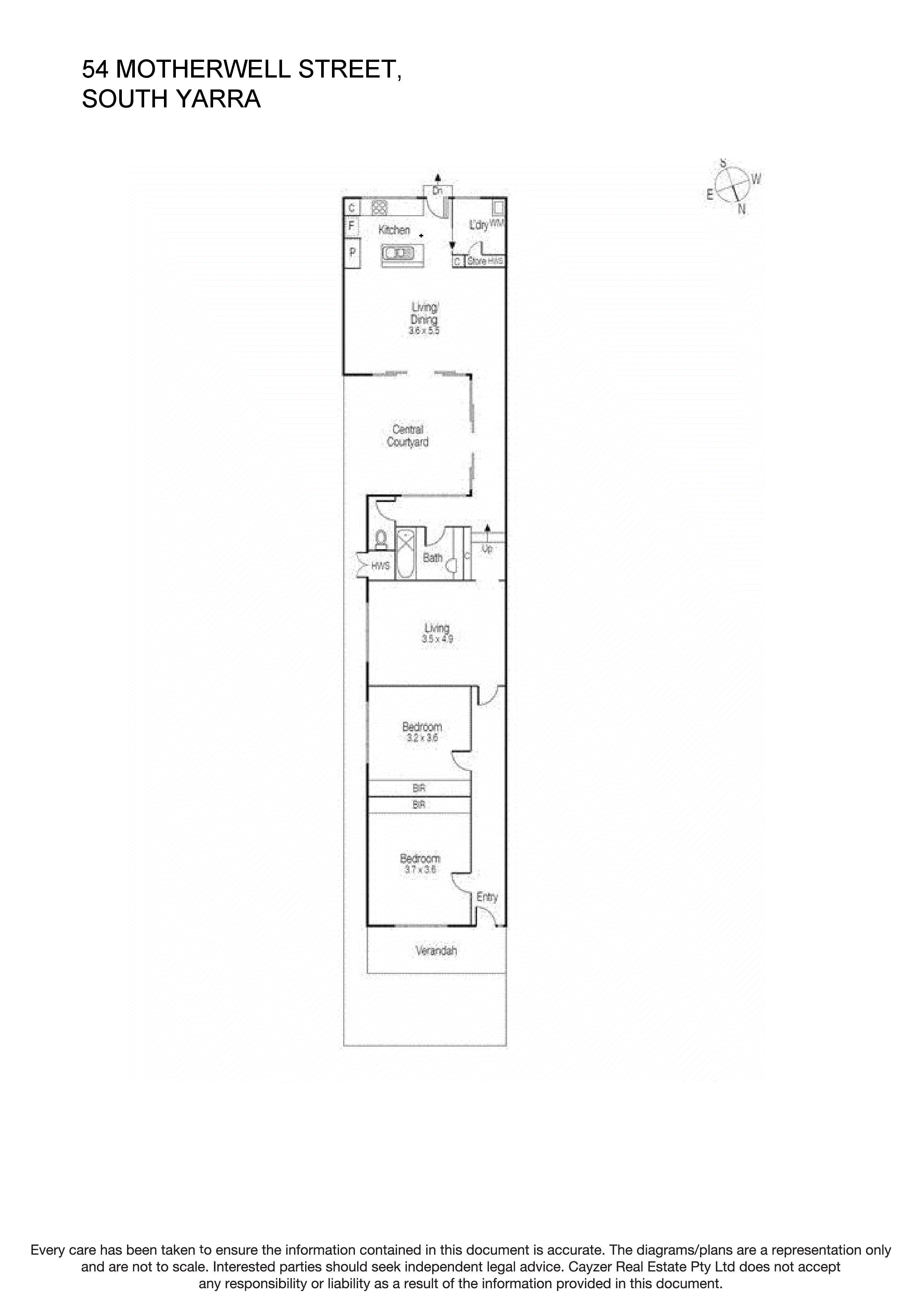 54 Motherwell Street, SOUTH YARRA VIC 3141 - Floorplan