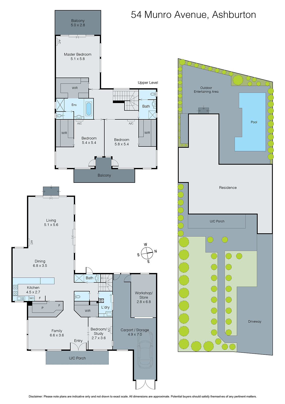 54 Munro Avenue, Ashburton VIC 3147 - Floorplan