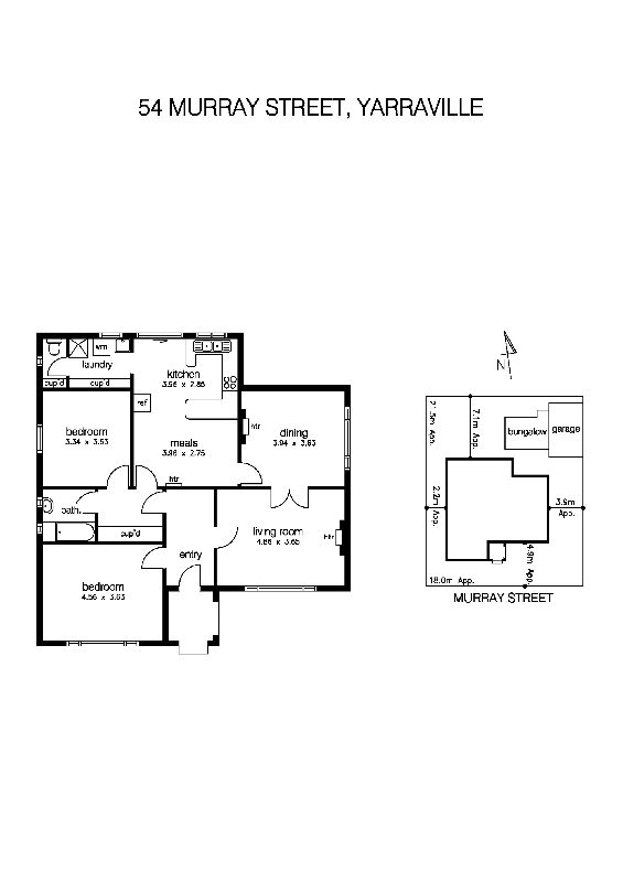 54 Murray Street, YARRAVILLE VIC 3013 - Floorplan