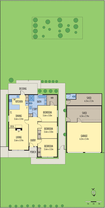 54 Regent Street, Whittington VIC 3219 - Floorplan