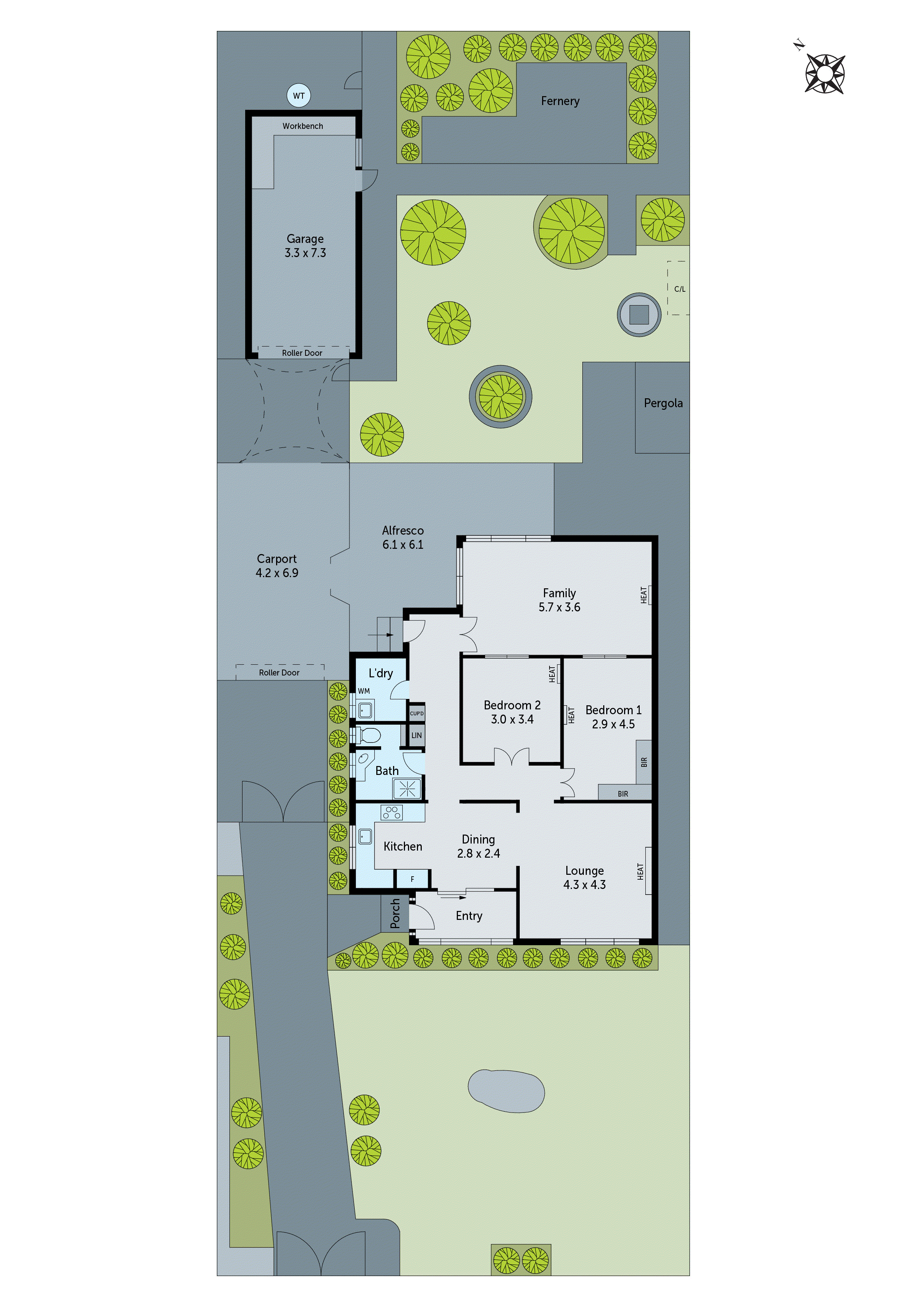 54 Robin Avenue, Norlane VIC 3214 - Floorplan