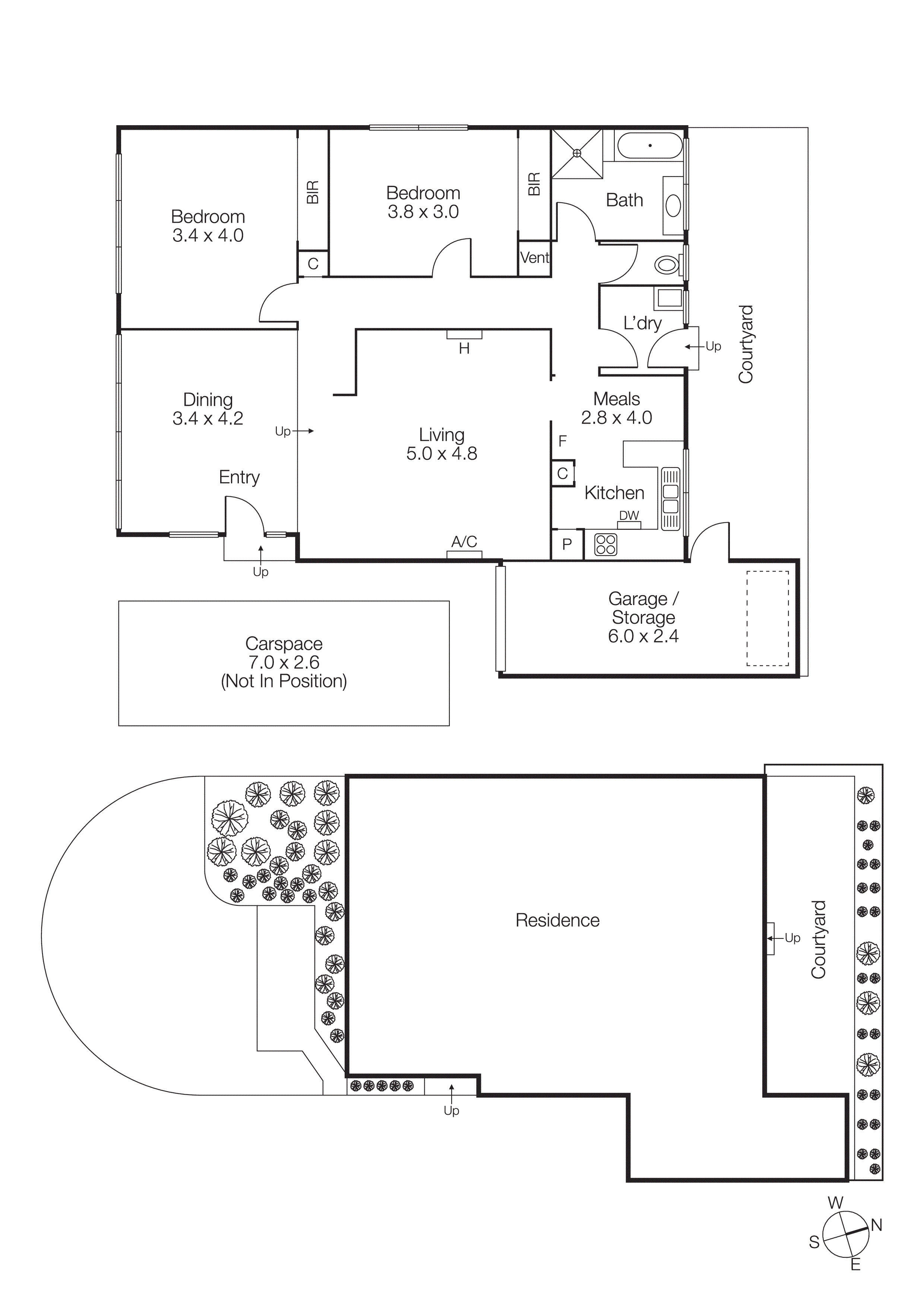 5/4 Seaview Avenue, Brighton VIC 3186 - Floorplan
